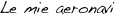 Le mie aeronavi